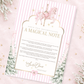 Personalised Pink Carousel Christmas Eve Santa Gift Set | Letter, Nice List Certificate & Magical Note