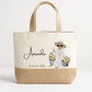 Personalised Summer Tote Bag | Holiday Beach Bag | Hen Party Gift | Bridesmaid Tote
