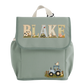 Personalised Farm Backpack & Lunch Bag Set | Custom School Bag with Name | Tractor School Set