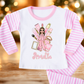 Makeup girl personalised pamper box, lipgloss duo, handband, cup, bobble, pj's, pink