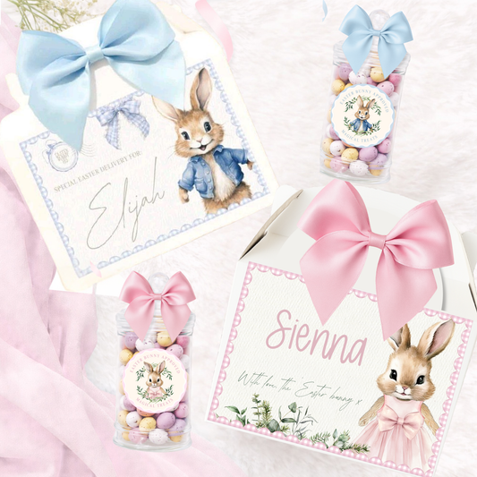 Personalised fillable Easter Treat Boxes - Perfect Easter Gift, Chocolate