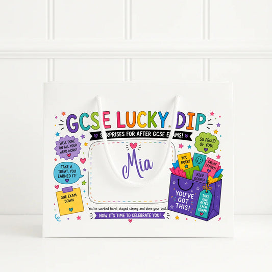 GCSE Luck Dip, Gift bag
