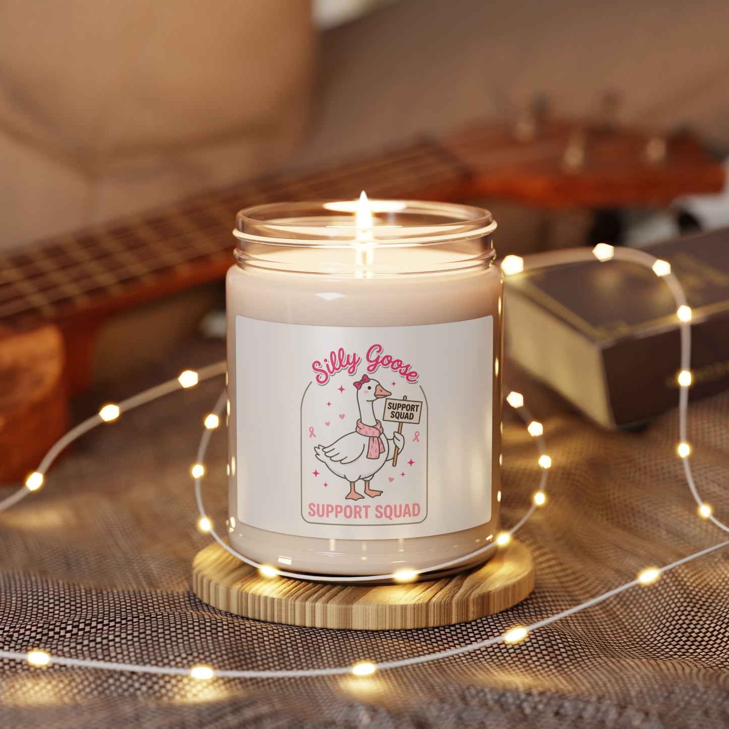 Silly Goose Support Squad Candle | 9oz Scented Soy Jar