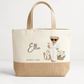 Personalised Summer Tote Bag | Holiday Beach Bag | Hen Party Gift | Bridesmaid Tote