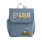 Personalised Farm Backpack & Lunch Bag Set | Custom School Bag with Name | Tractor School Set