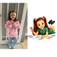 Just Like Me Personalised School Set | Custom Backpack, Book Bag, PE Bag & Pencil Case from Your Child's Photo