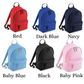 Personalised Teddy Bear or Bunny Children's Backpack with Matching Plush Keyring | Nursery & School Bag