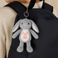 Personalised Teddy Bear & Bunny Plush Keyring