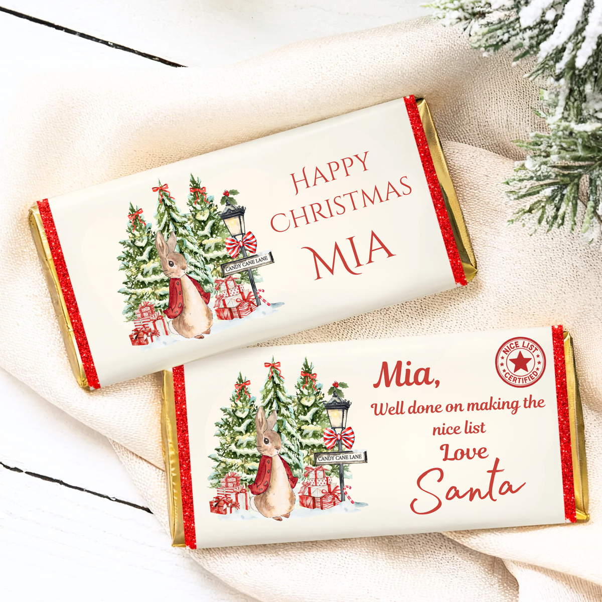 Personalised Chocolate bars