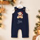 Personalised Baby Christmas Dungarees – My 1st Christmas Teddy Design