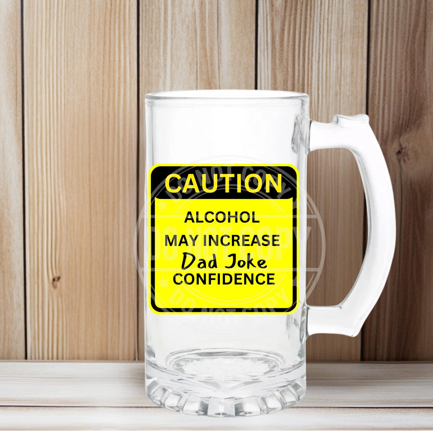 Dad Jokes Beer Glass, Fathers day, Dads birthday gift
