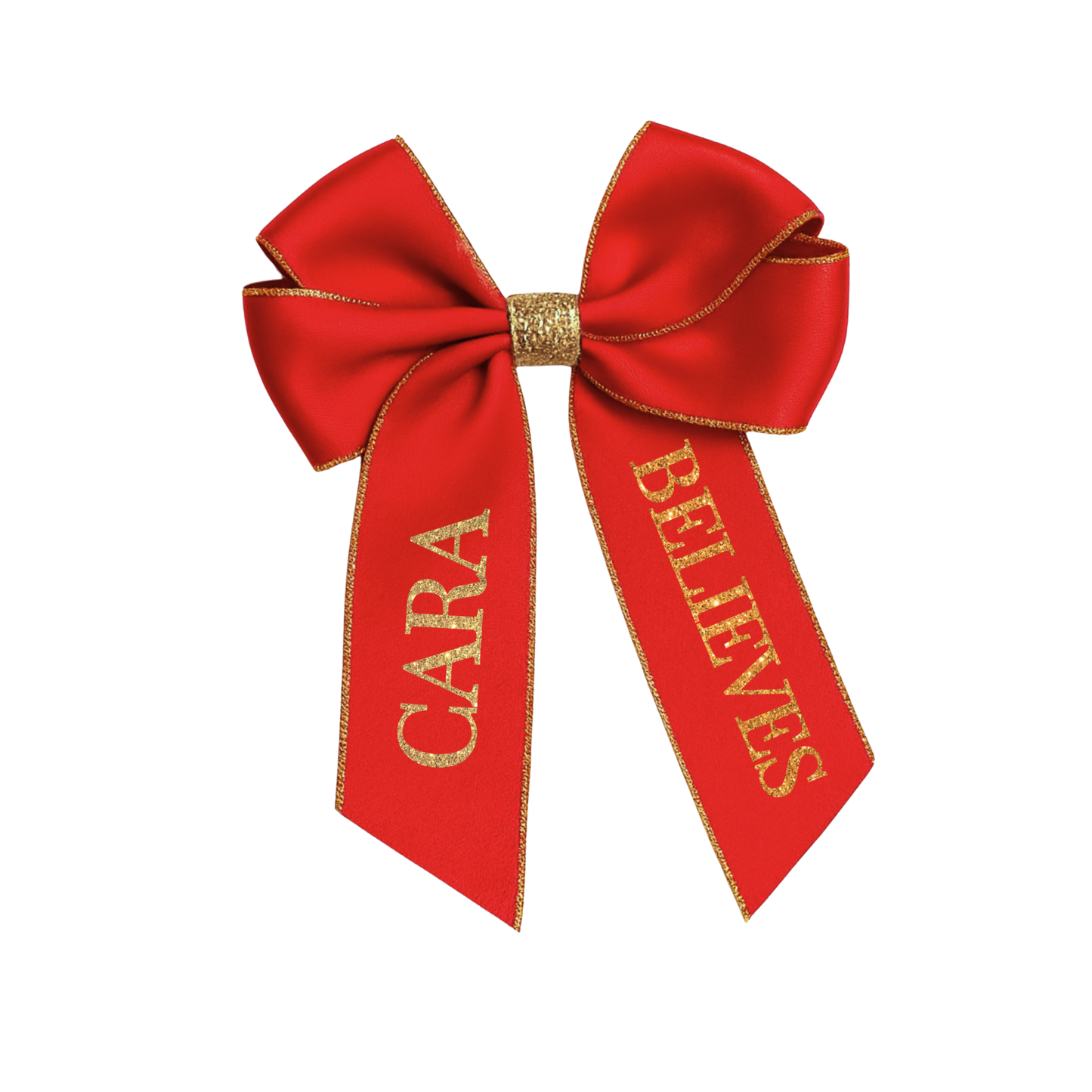 Glitter edge, personalised Christmas Hair bow, Red, Navy, Deep red, White