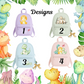 Personalised dinosaur backpack