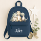 Personalised dinosaur initial backpack