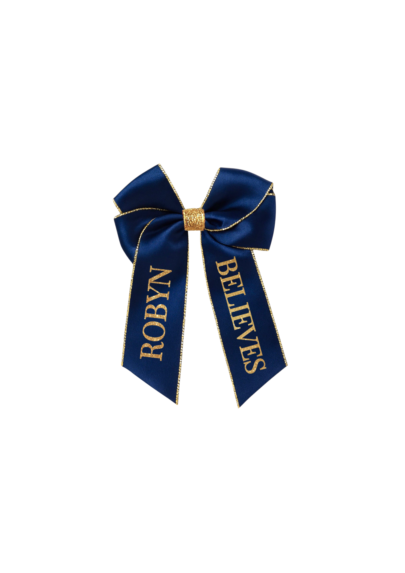 Glitter edge, personalised Christmas Hair bow, Red, Navy, Deep red, White