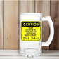 Dad Jokes Beer Glass, Fathers day, Dads birthday gift