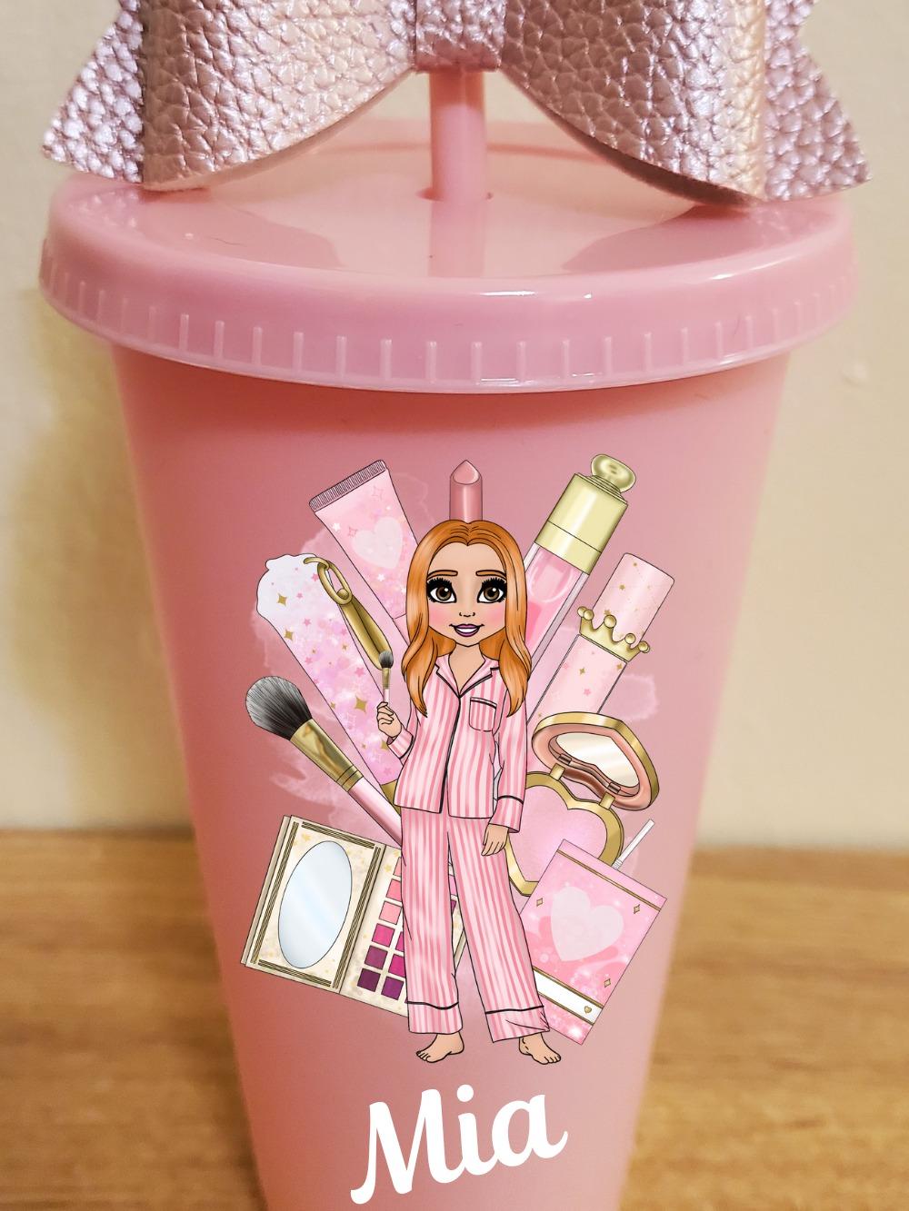 Makeup Girl Cold Cup