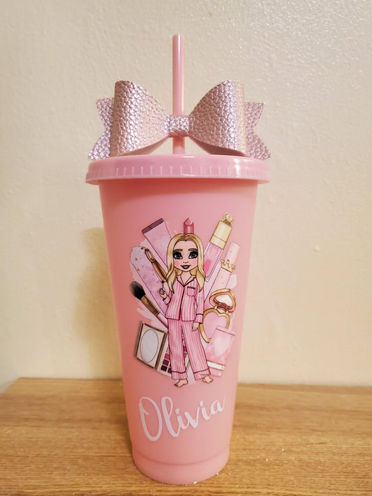 Makeup Girl Cold Cup