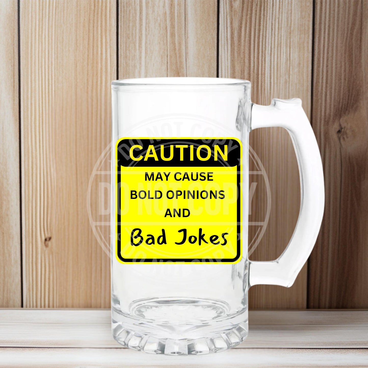 Dad Jokes Beer Glass, Fathers day, Dads birthday gift