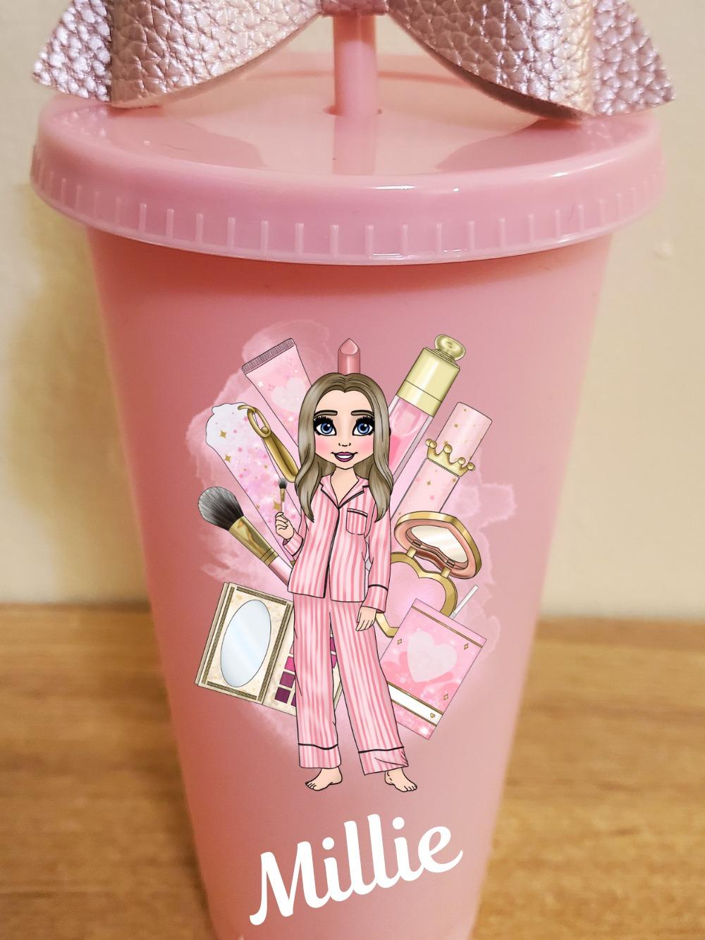 Makeup Girl Cold Cup