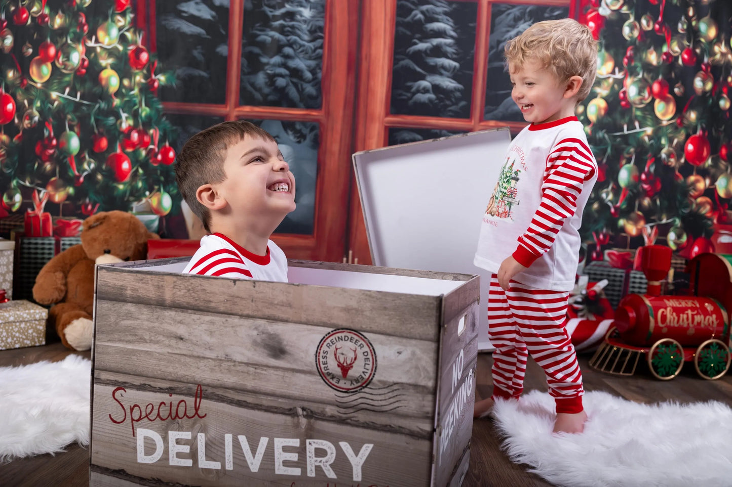 Personalised kids Christmas Pyjamas, Christmas Eve Pj's, Childrens Christmas, Christmas Present, Christmas gift.