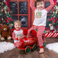 Personalised kids Christmas Pyjamas, Christmas Eve Pj's, Childrens Christmas, Christmas Present, Christmas gift.