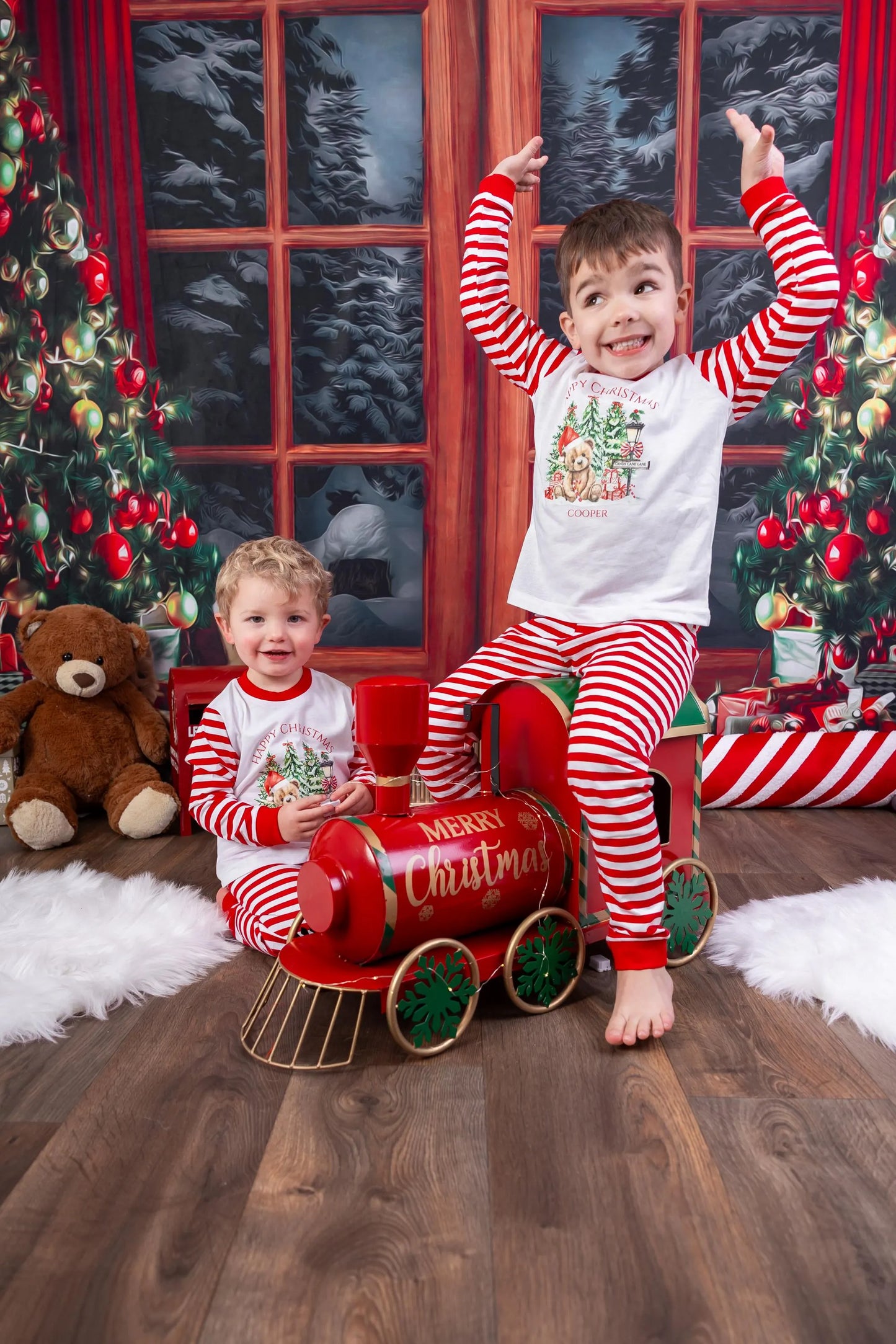 Personalised kids Christmas Pyjamas, Christmas Eve Pj's, Childrens Christmas, Christmas Present, Christmas gift.