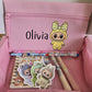 Personalized Monster Pencil Case Set: Back to School Stationery Gift