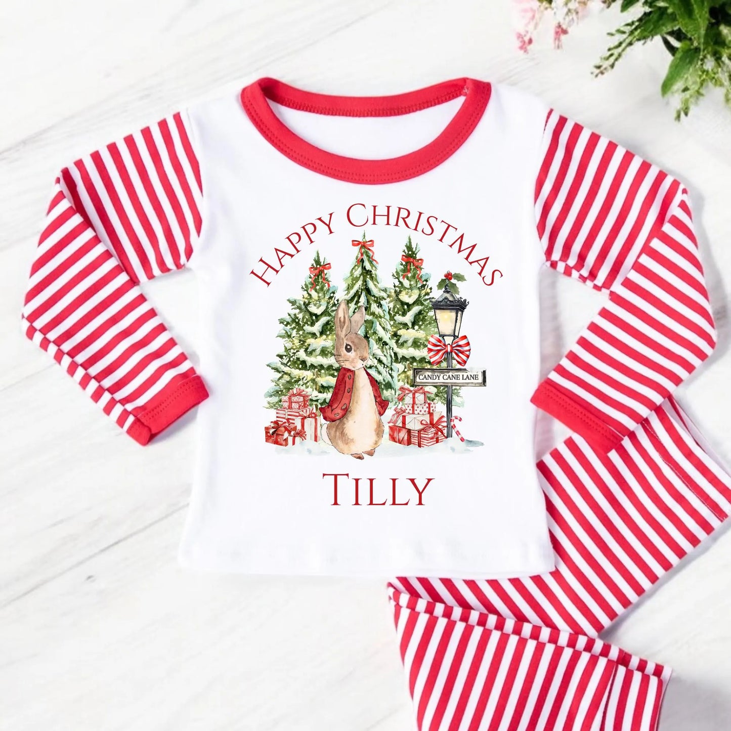 Personalised kids Christmas Pyjamas, Christmas Eve Pj's, Childrens Christmas, Christmas Present, Christmas gift.